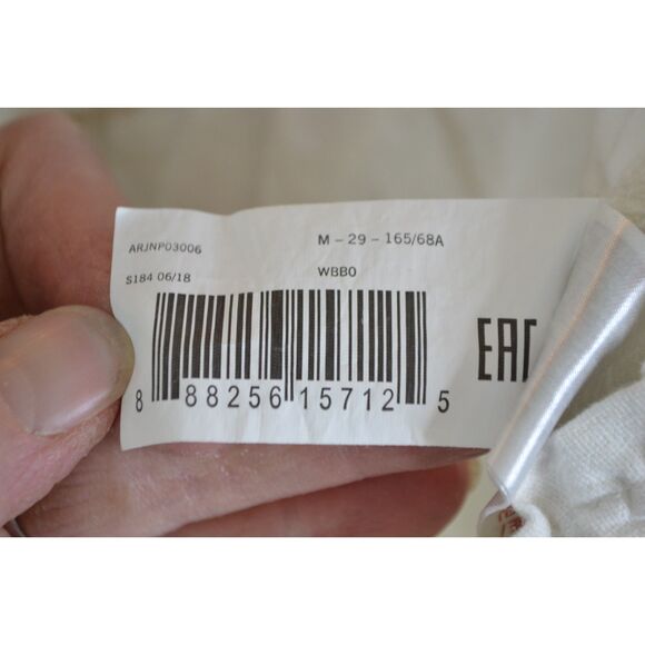 Roxy Oceanside Women's Medium White Linen Blend Beach Pants - Picture 13 of 16